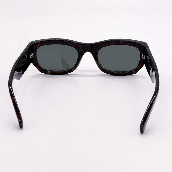 NEW SAINT LAURENT SL 713 002 SQUARE HAVANA GREY WOMEN SL713 002 SUNGLASSES main image 8